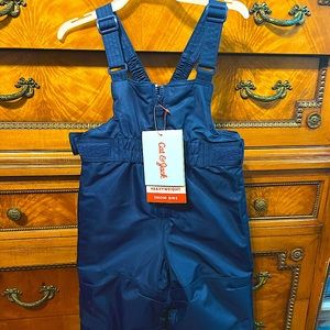 Toddler Boy Navy Blue Cat & Jack Snow Bibs 2T